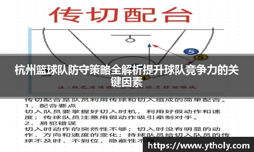 杭州篮球队防守策略全解析提升球队竞争力的关键因素